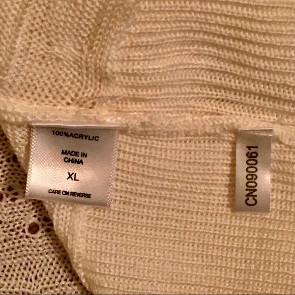 New York & Co. Women’s Cream Dolman Knitted Sweater - Picture 8 of 10